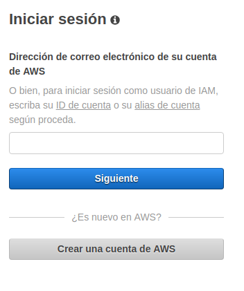 Crear cuenta en AWS, paso 8