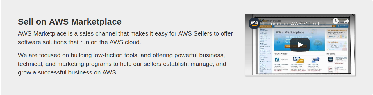 Register on AWS Marketplace